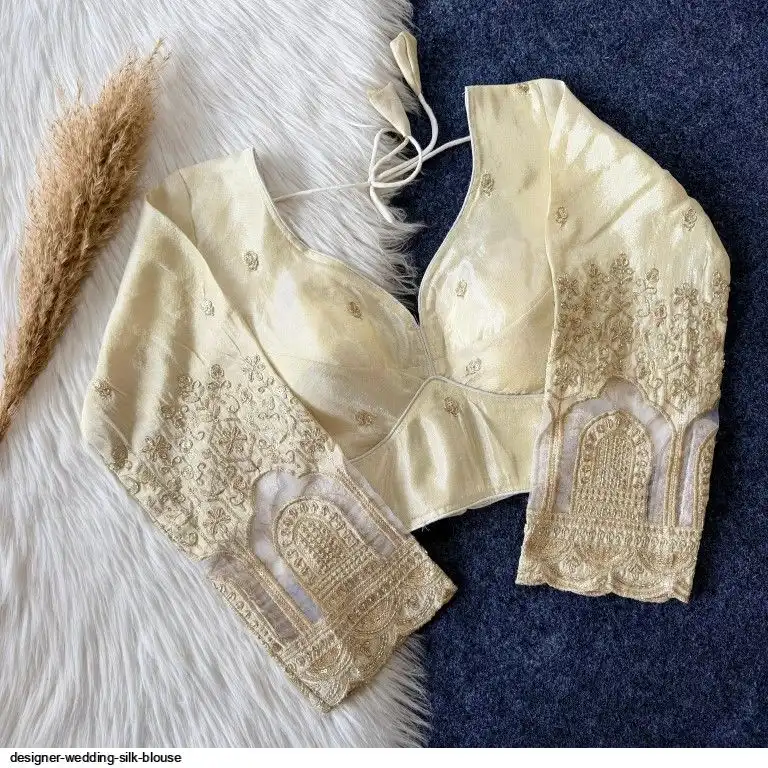 DESIGNER WEDDING SILK BLOUSE C