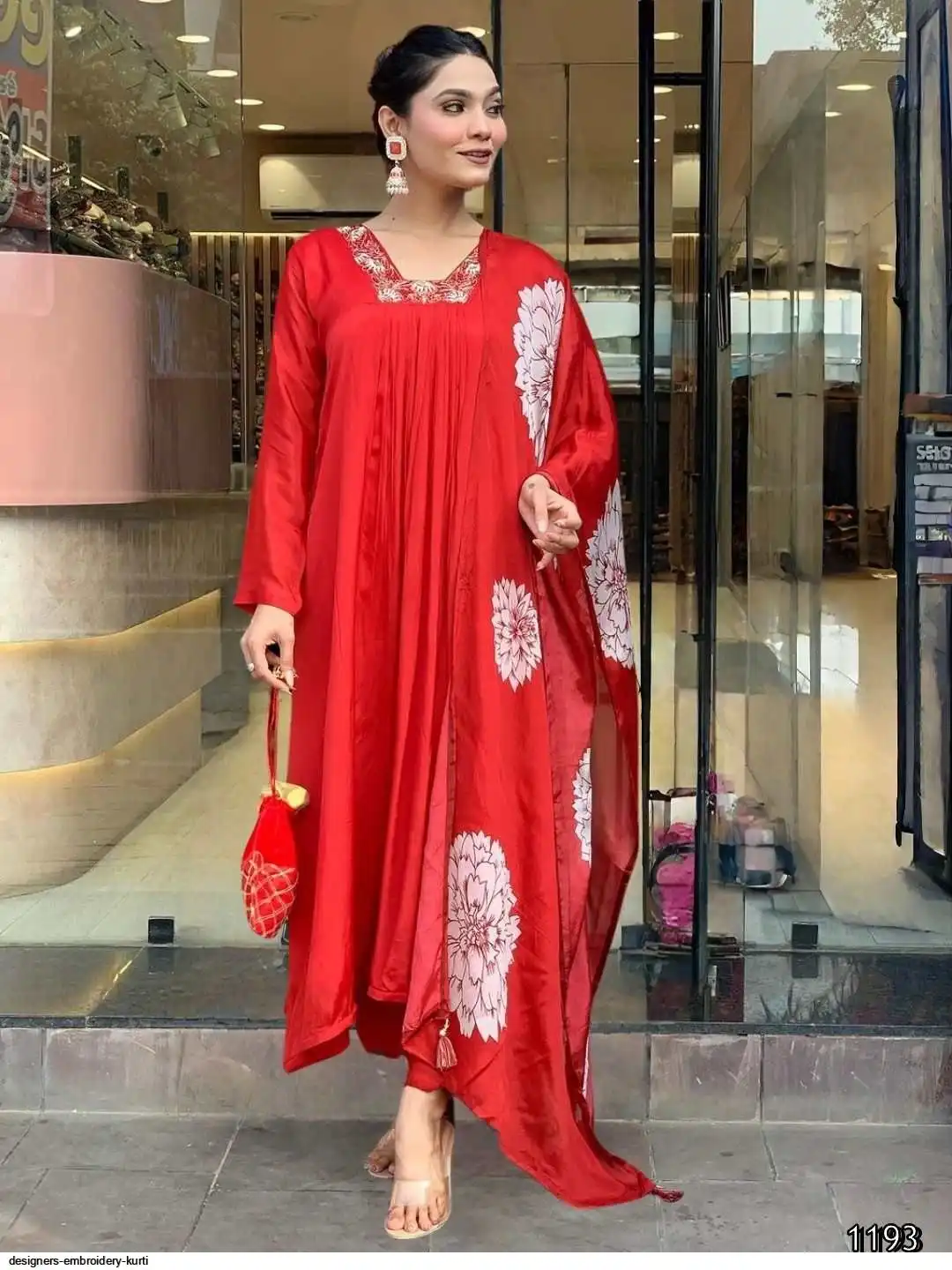 DESIGNERS EMBROIDERY KURTI 4