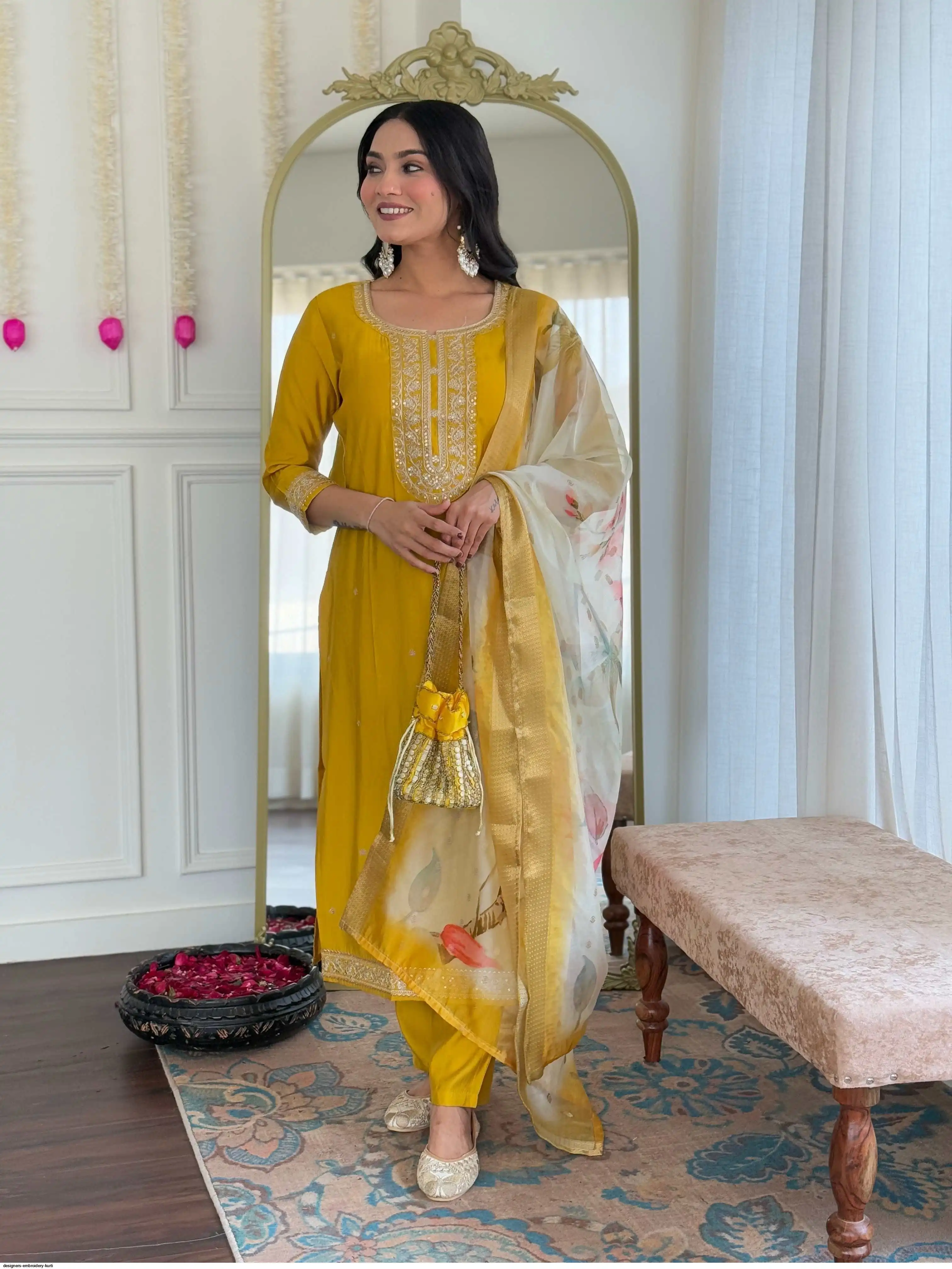 DESIGNERS EMBROIDERY KURTI 5