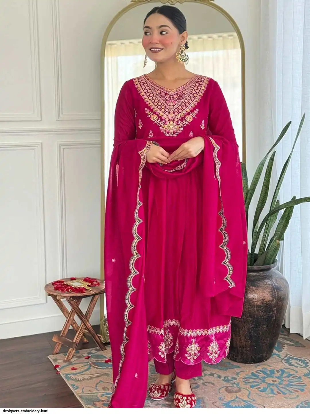 DESIGNERS EMBROIDERY KURTI 7