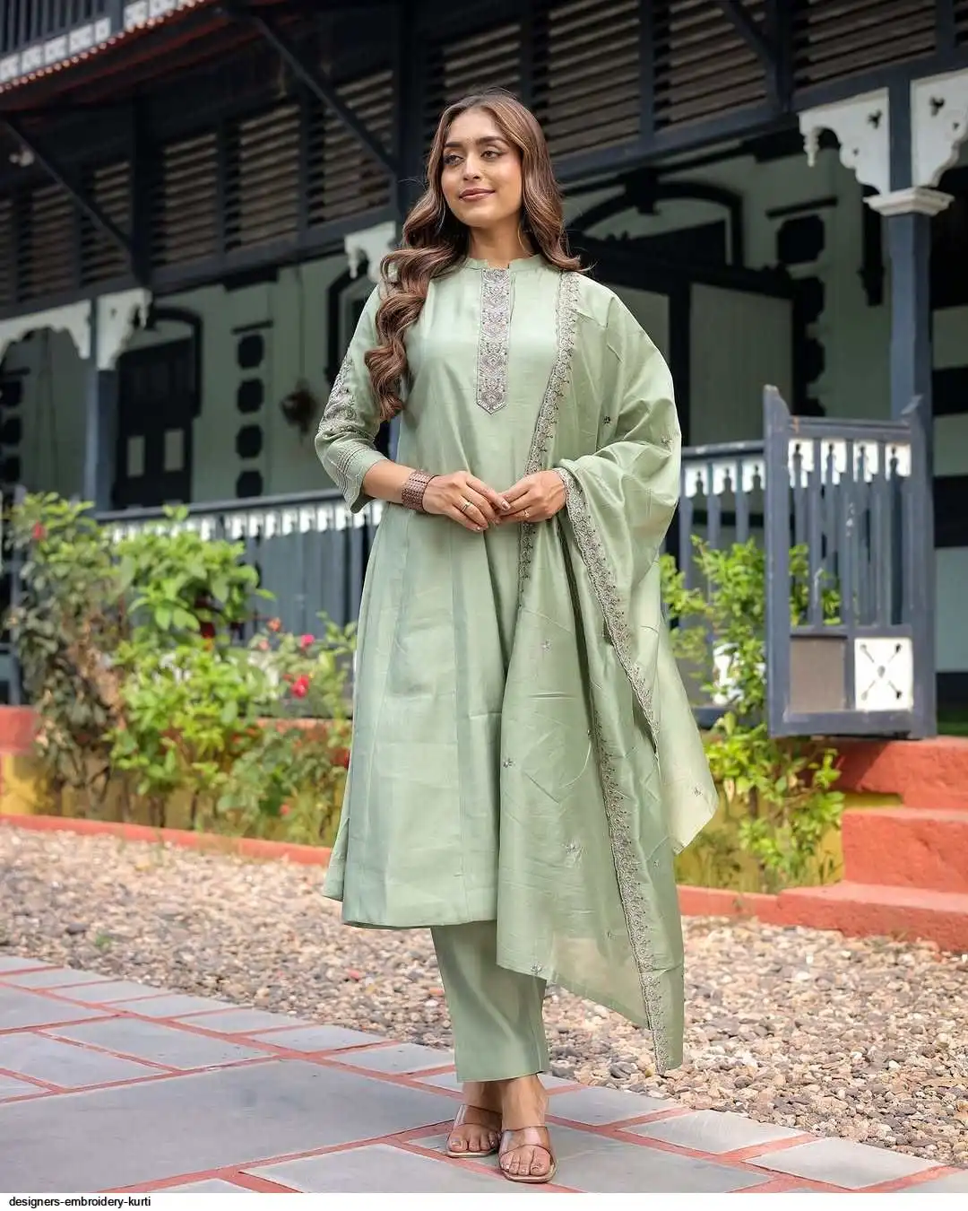 DESIGNERS EMBROIDERY KURTI 6