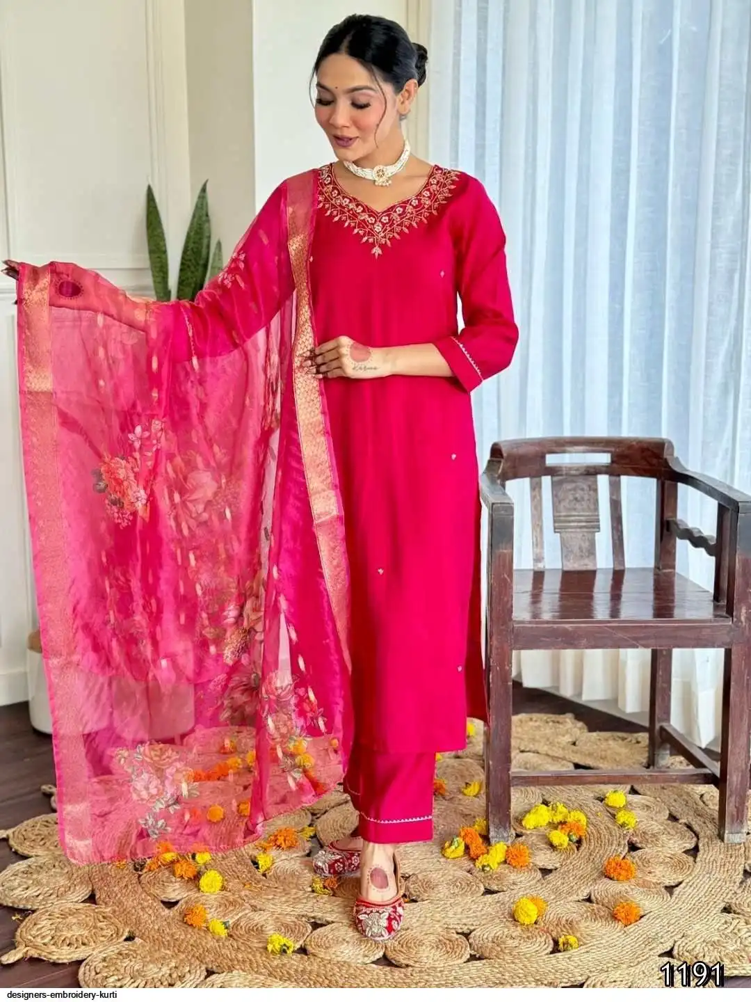 DESIGNERS EMBROIDERY KURTI 1