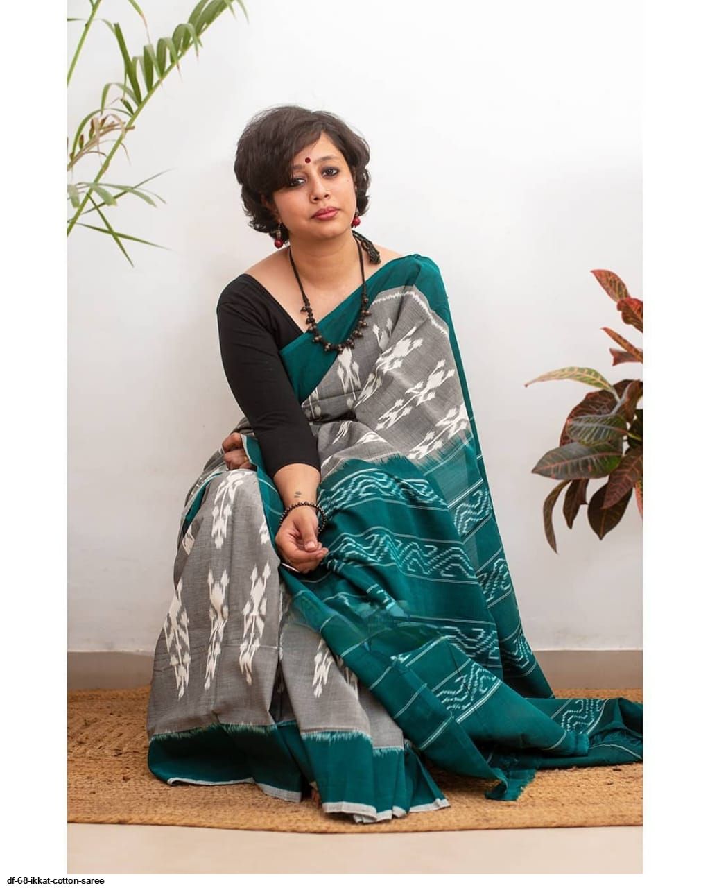 Ikat hot sale cotton saree