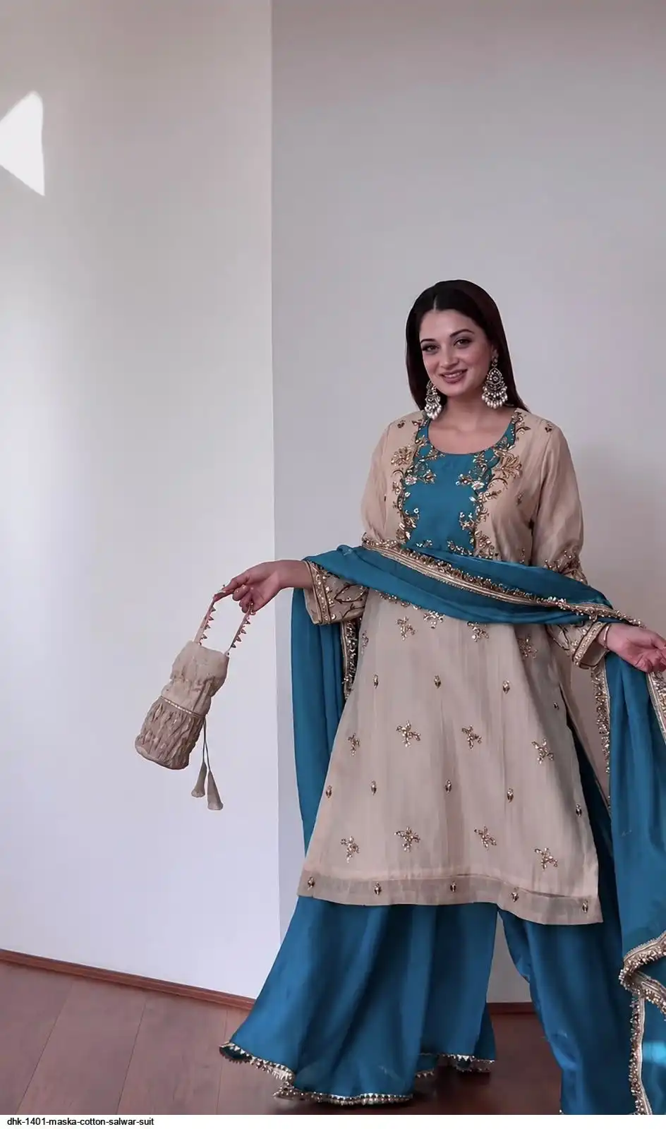 DHK 1401 MASKA COTTON SALWAR SUIT 1