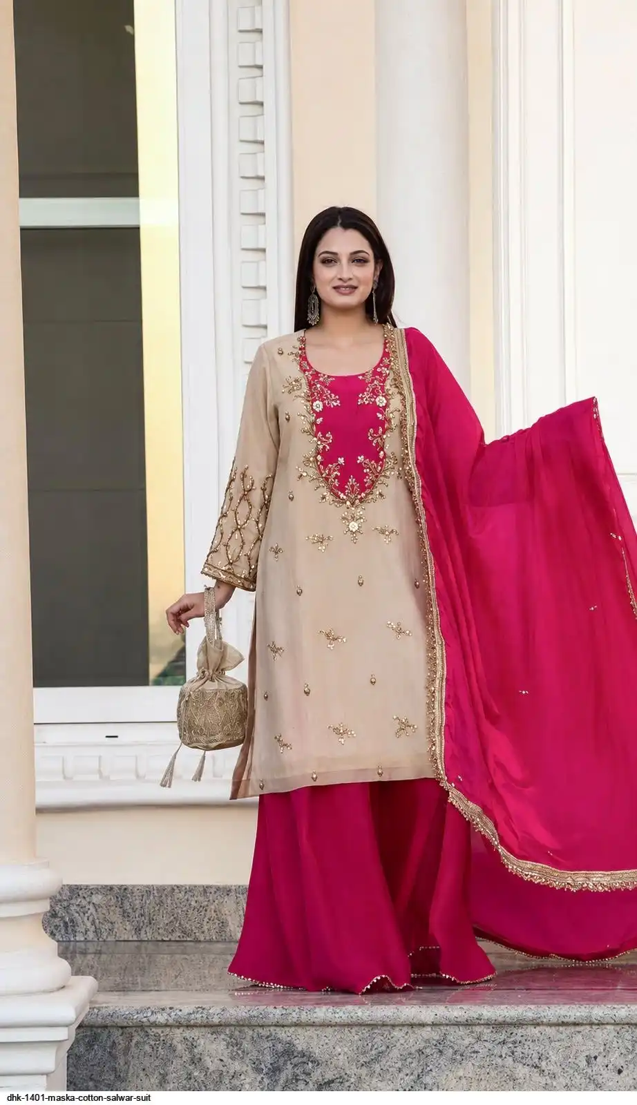 DHK 1401 MASKA COTTON SALWAR SUIT 2