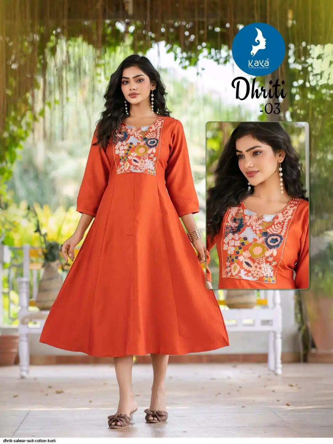 DHRITI SALWAR SUIT COTTON KURTI 3