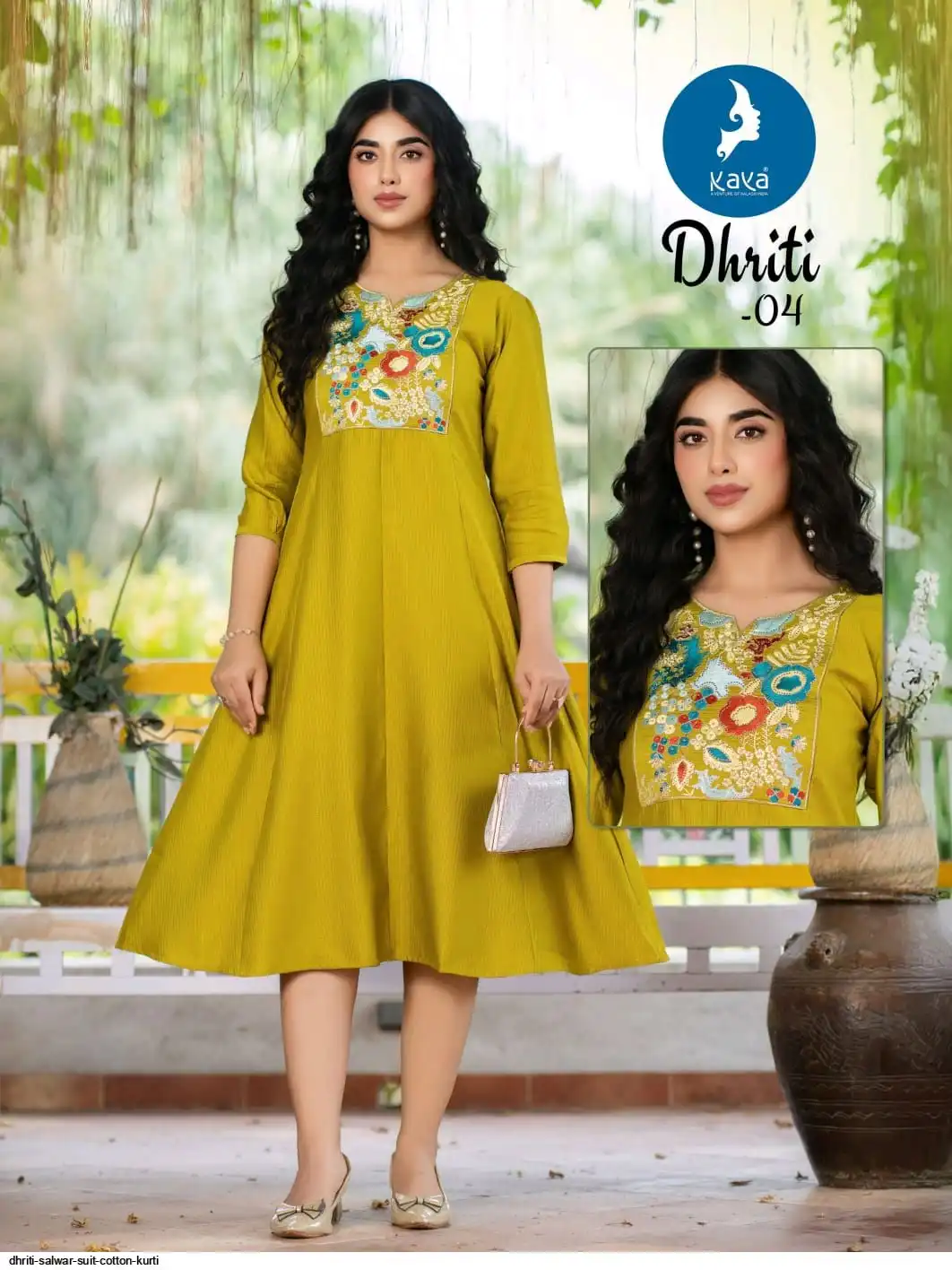DHRITI SALWAR SUIT COTTON KURTI 4
