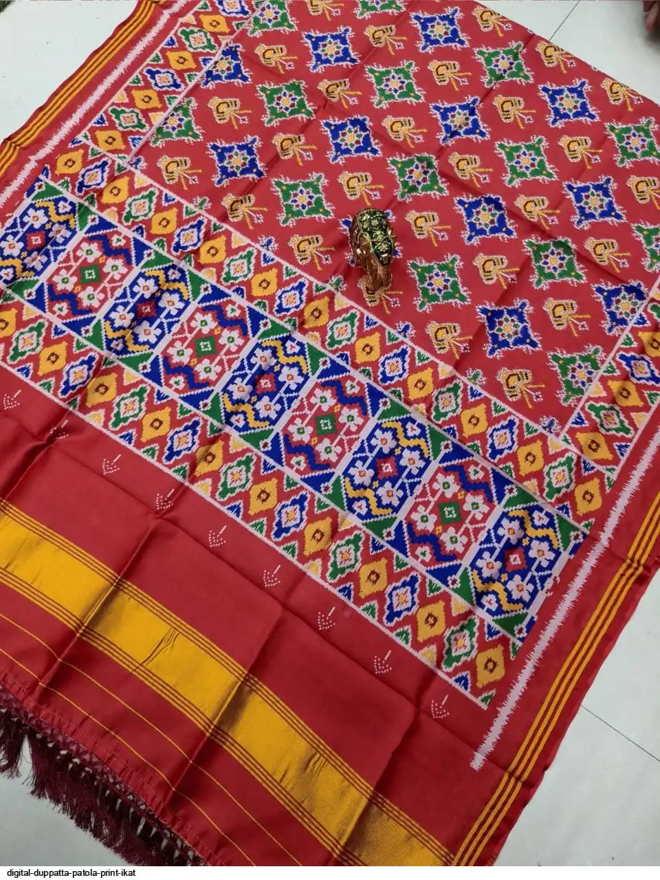 DIGITAL DUPPATTA PATOLA PRINT IKAT 2