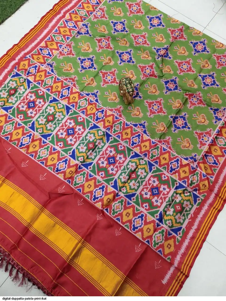 DIGITAL DUPPATTA PATOLA PRINT IKAT 3