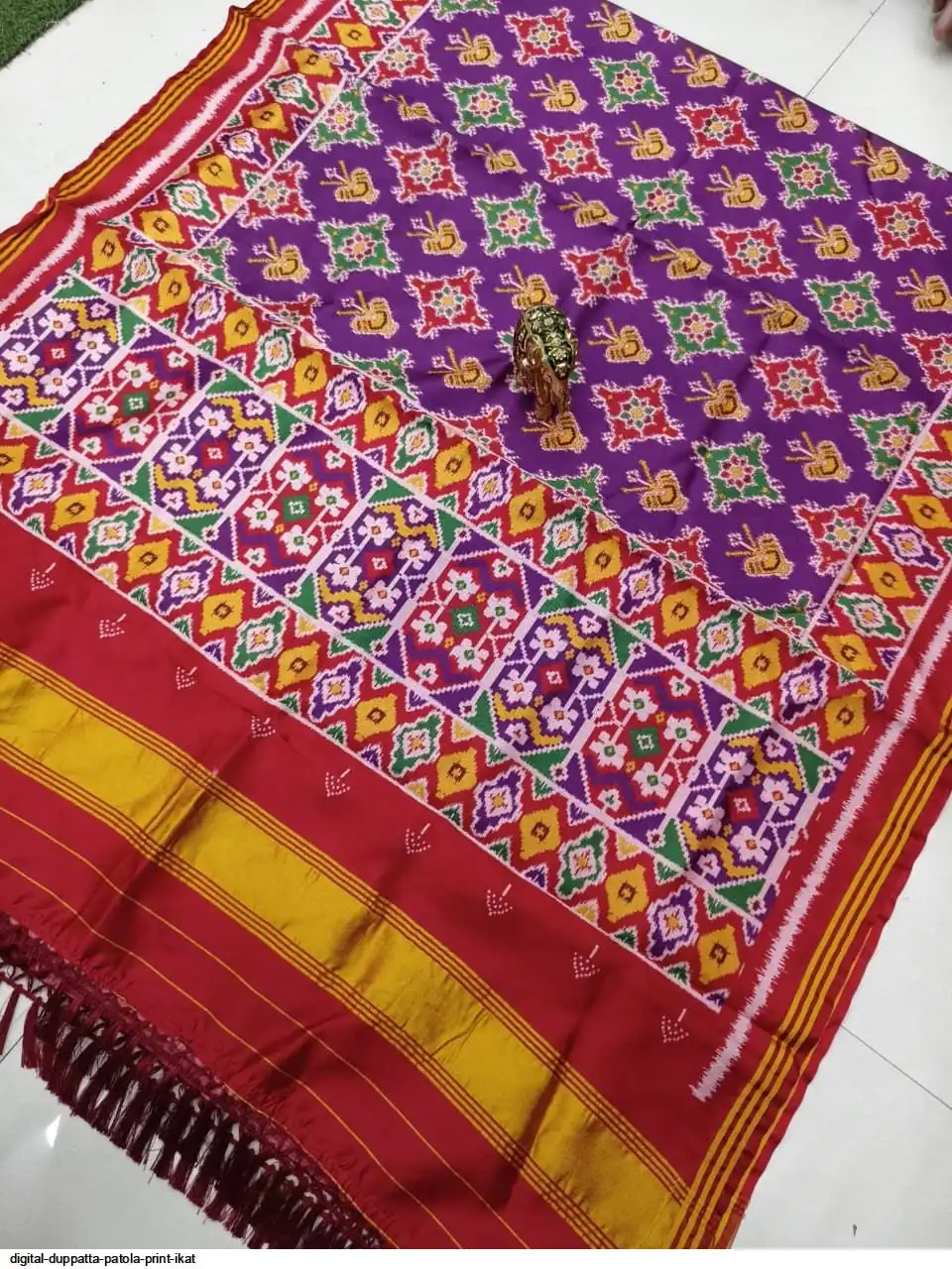 DIGITAL DUPPATTA PATOLA PRINT IKAT 6