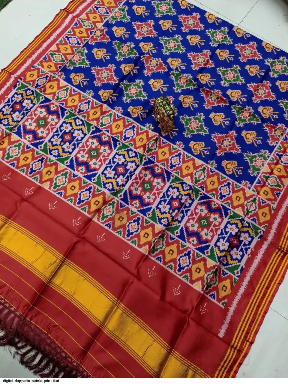 DIGITAL DUPPATTA PATOLA PRINT IKAT 4