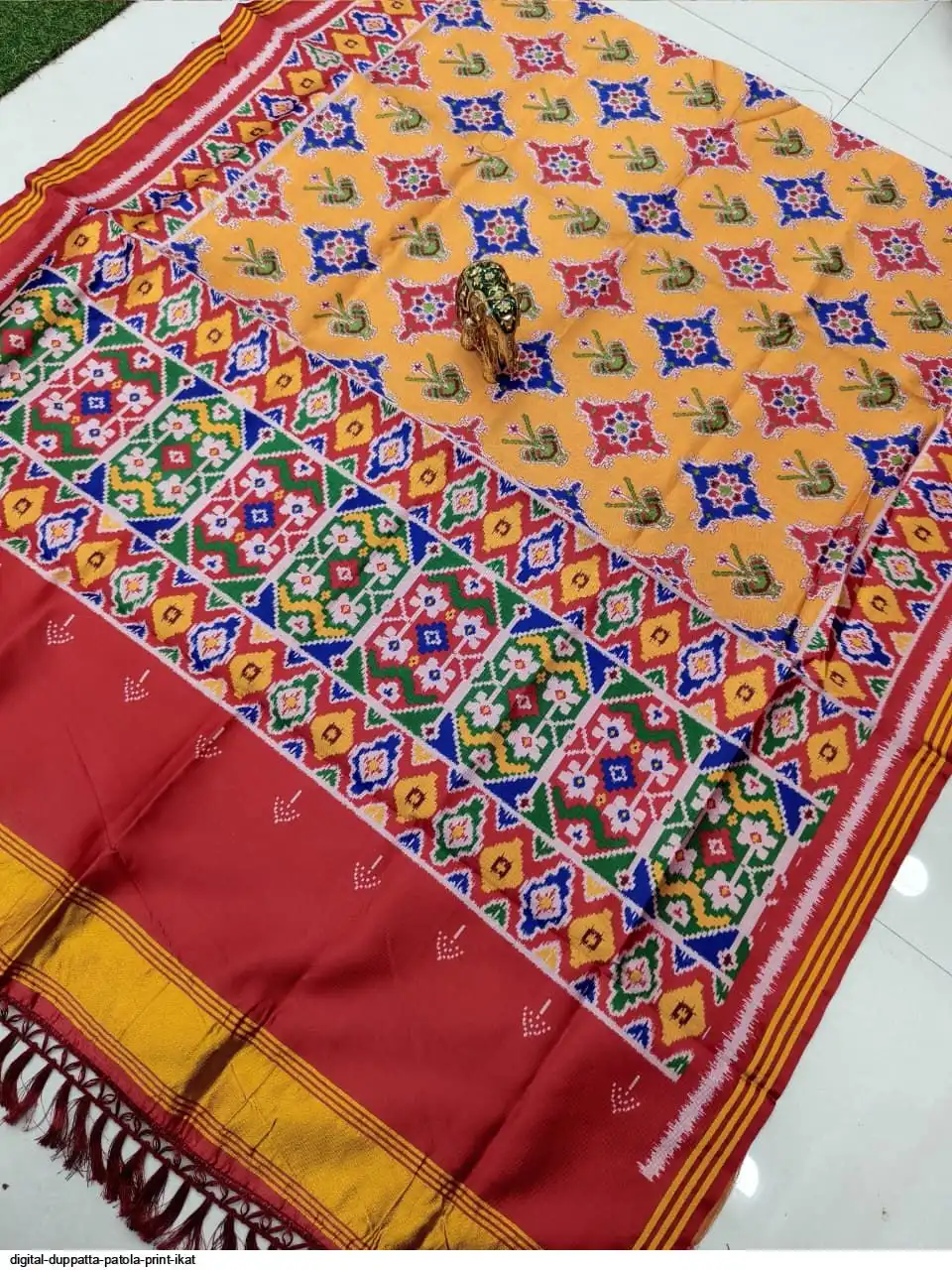 DIGITAL DUPPATTA PATOLA PRINT IKAT 5
