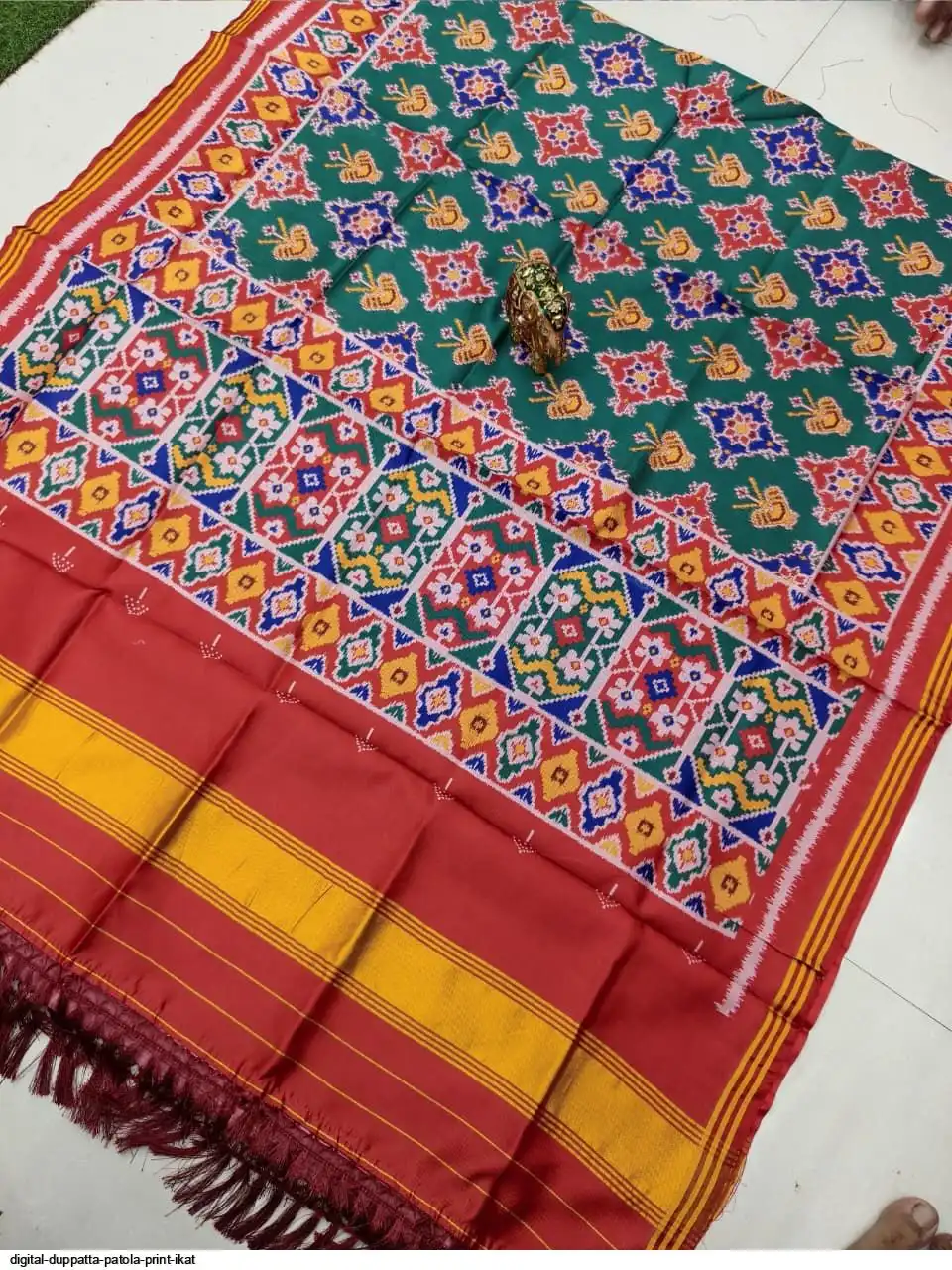 DIGITAL DUPPATTA PATOLA PRINT IKAT 7