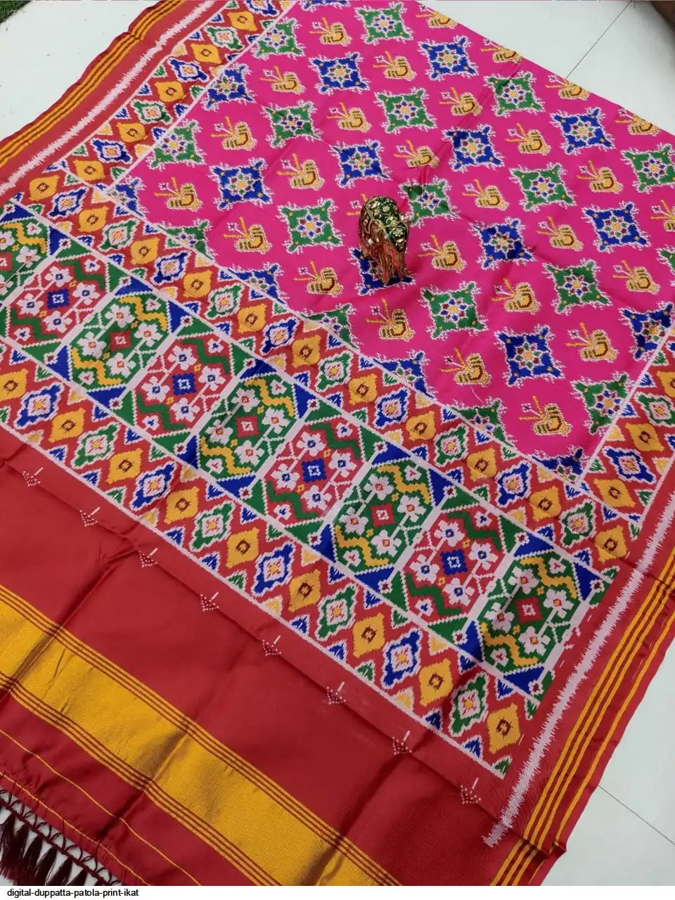 DIGITAL DUPPATTA PATOLA PRINT IKAT 9