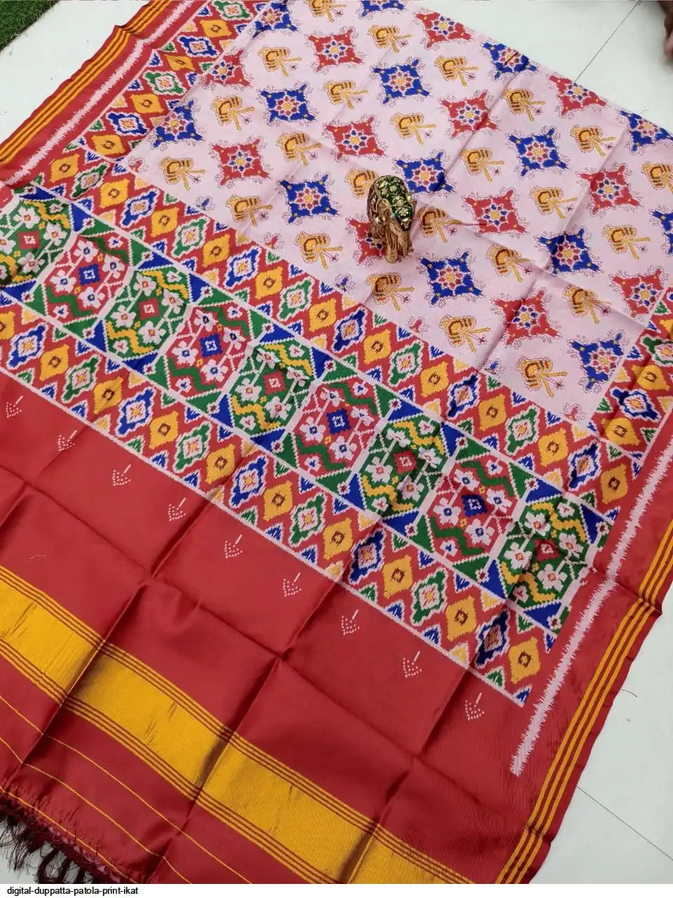 DIGITAL DUPPATTA PATOLA PRINT IKAT 10