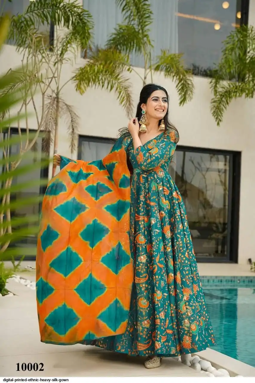 silk ethnic dresses Purple Dhoti Style Crepe Silk Ethnic Wear Dress