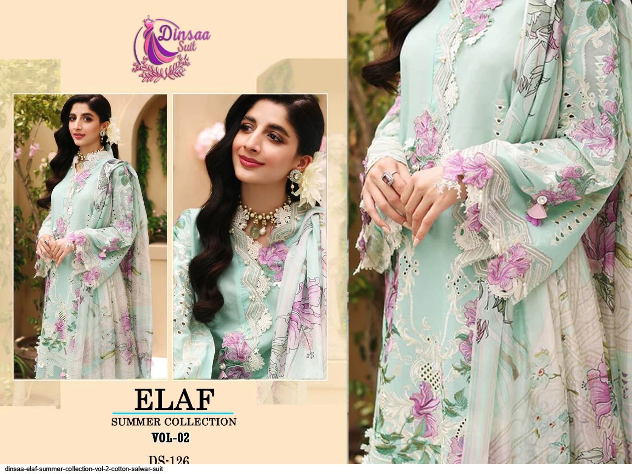 Dinsaa ELAF SUMMER COLLECTION vol 2 COTTON salwar suit