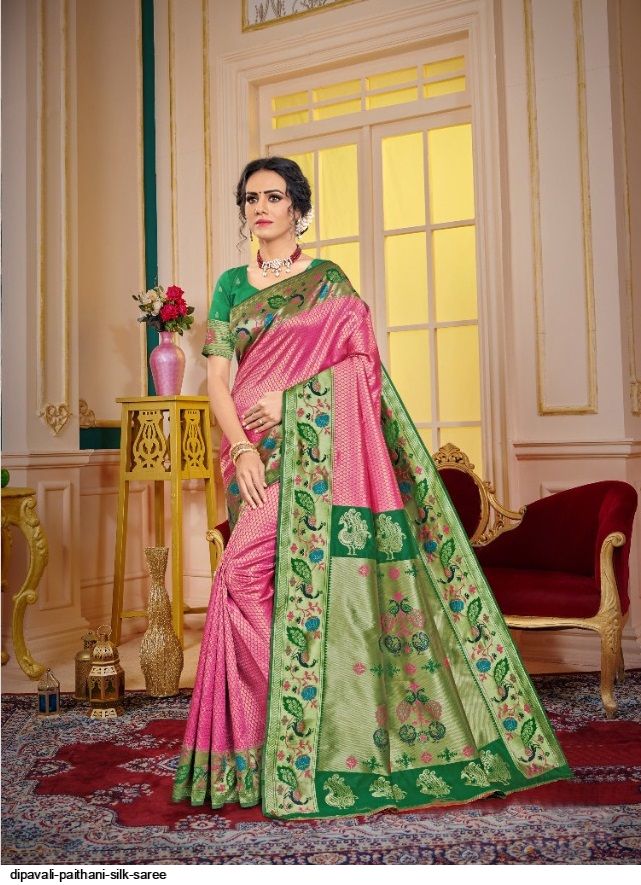 DIPAVALI PAITHANI SILK SAREE 1010