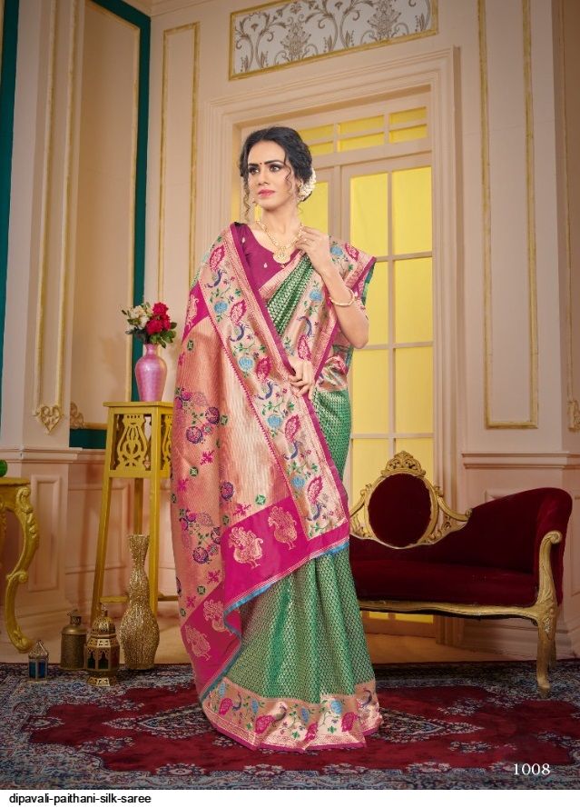 DIPAVALI PAITHANI SILK SAREE 1008