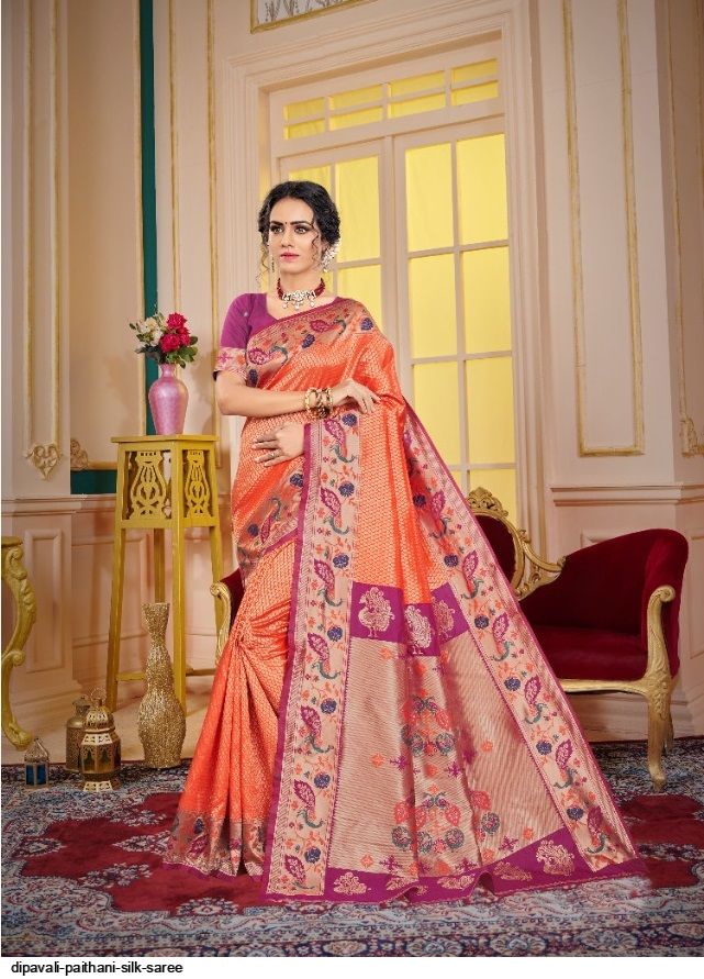 DIPAVALI PAITHANI SILK SAREE 1001