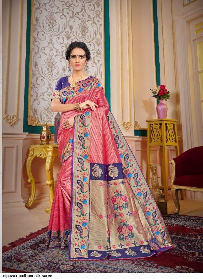 DIPAVALI PAITHANI SILK SAREE 1009