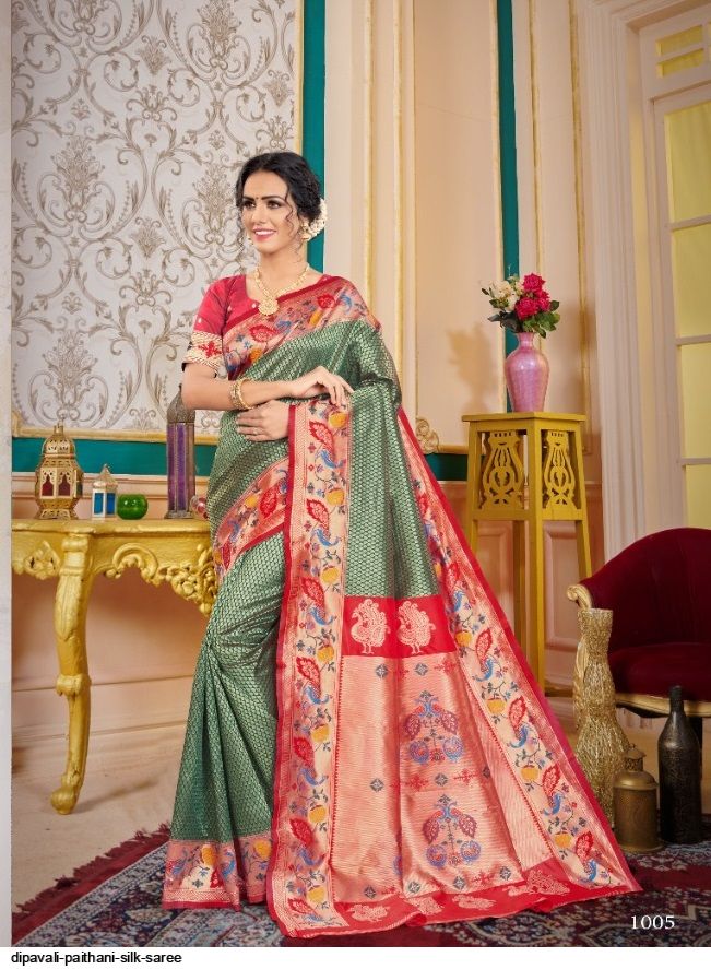 dipavali paithani silk saree 917