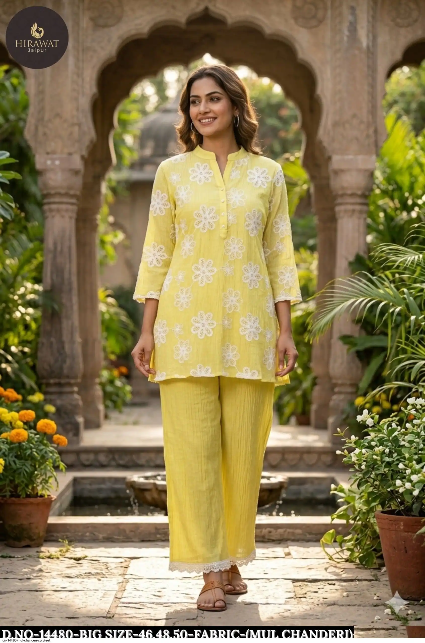 DN 14480 MUL CHANDERI CORD SET B