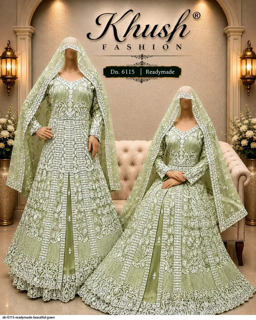 DN 6115 READYMADE BEAUTIFUL GOWN 2
