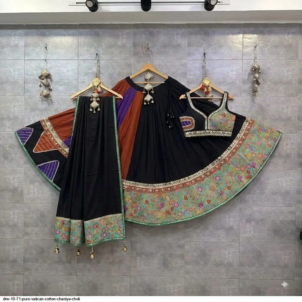 DNO 10 71 PURE VATICAN COTTON CHANIYA CHOLI 3