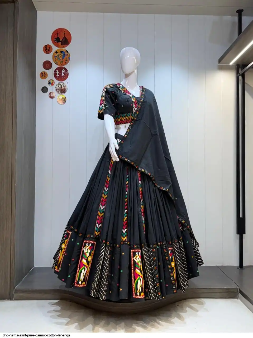 DNO NIRMA SKIRT PURE CAMRIC COTTON LEHENGA 2