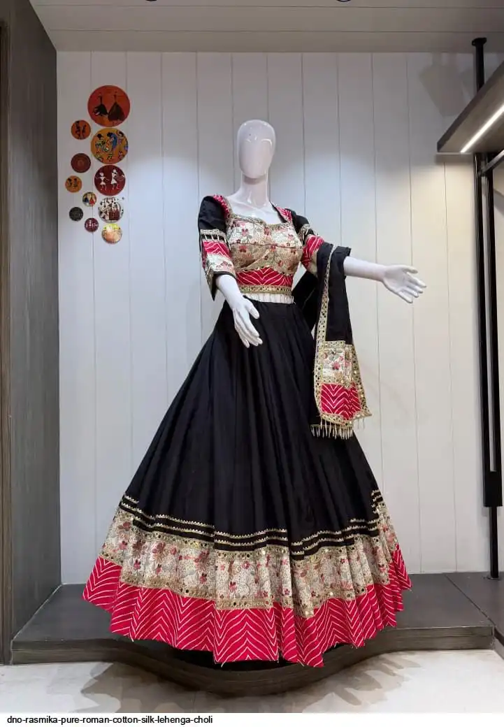 Dno Rasmika XL Size Skirt And XL Size Blouse Pure Roman Cotton