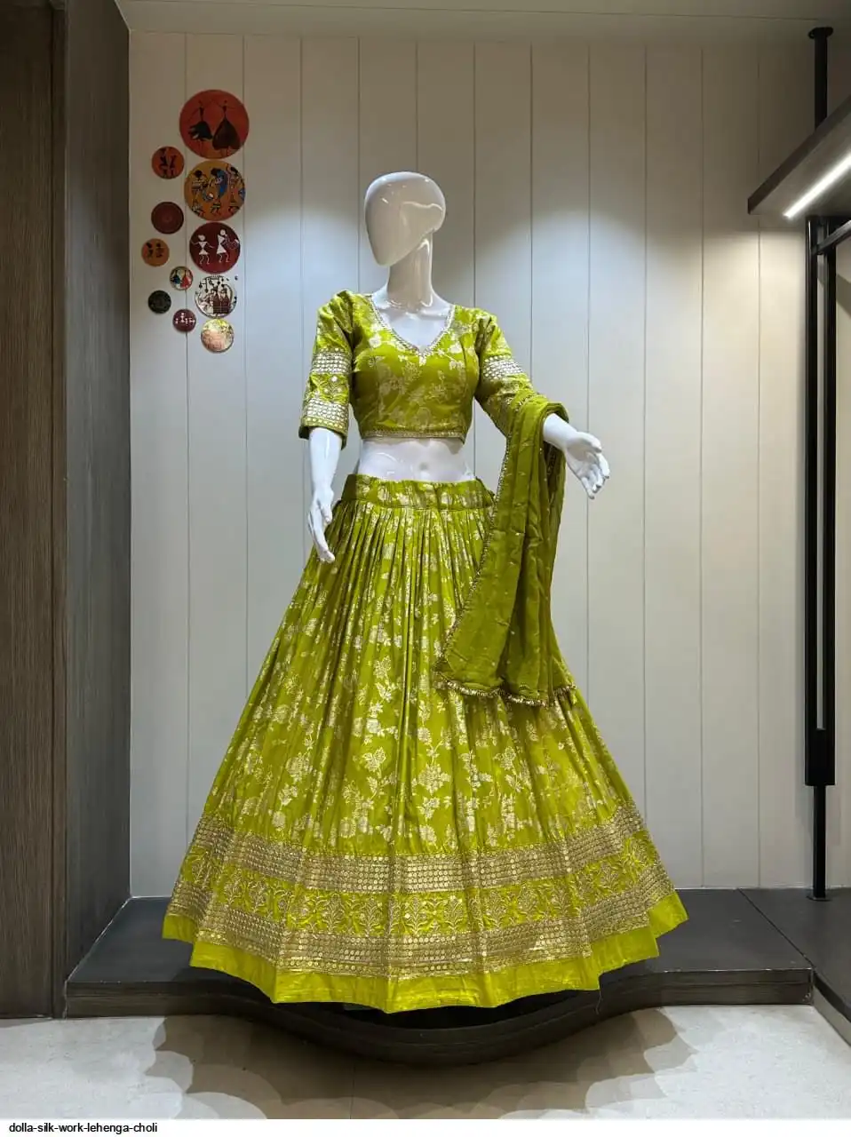 DOLLA SILK WORK LEHENGA CHOLI 1