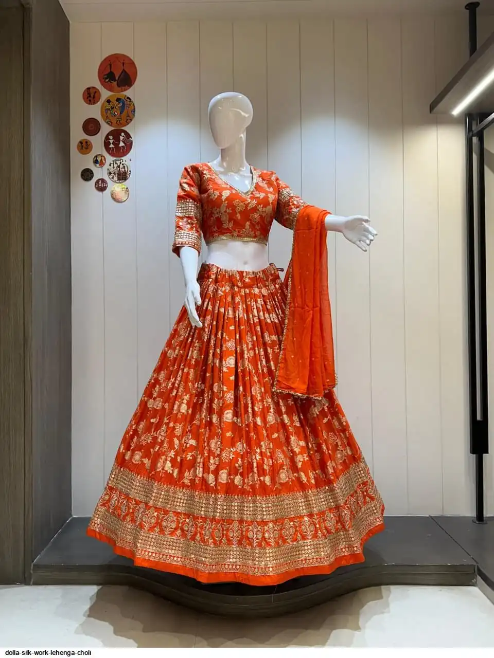 DOLLA SILK WORK LEHENGA CHOLI 2