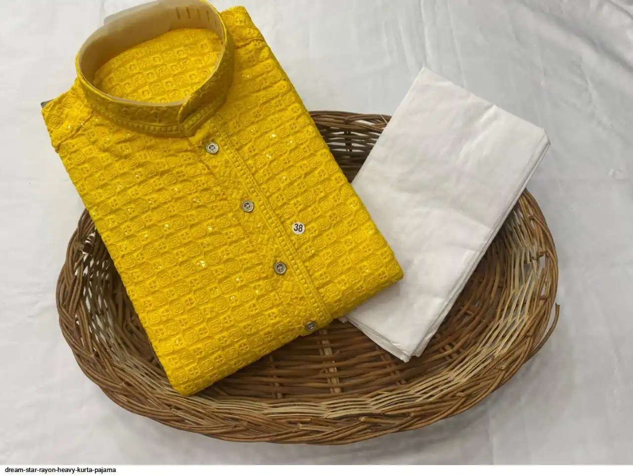 DREAM STAR RAYON HEAVY KURTA PAJAMA J
