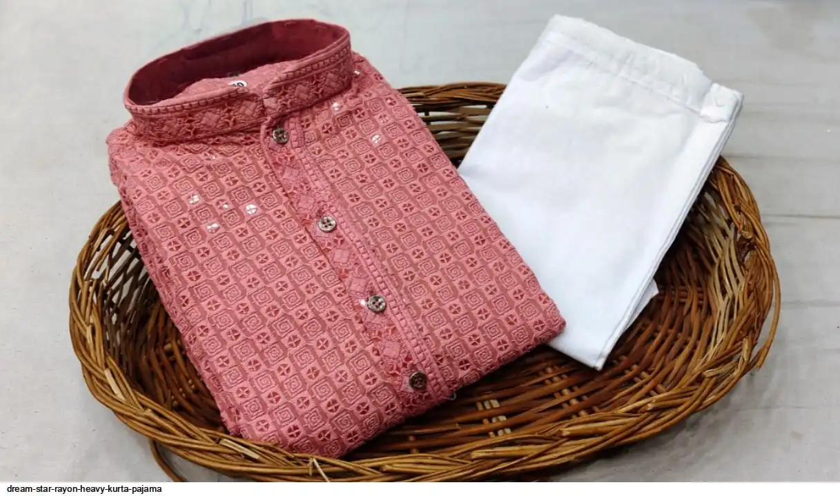 DREAM STAR RAYON HEAVY KURTA PAJAMA H