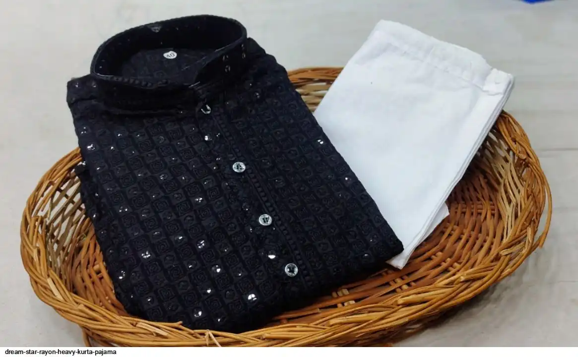DREAM STAR RAYON HEAVY KURTA PAJAMA K