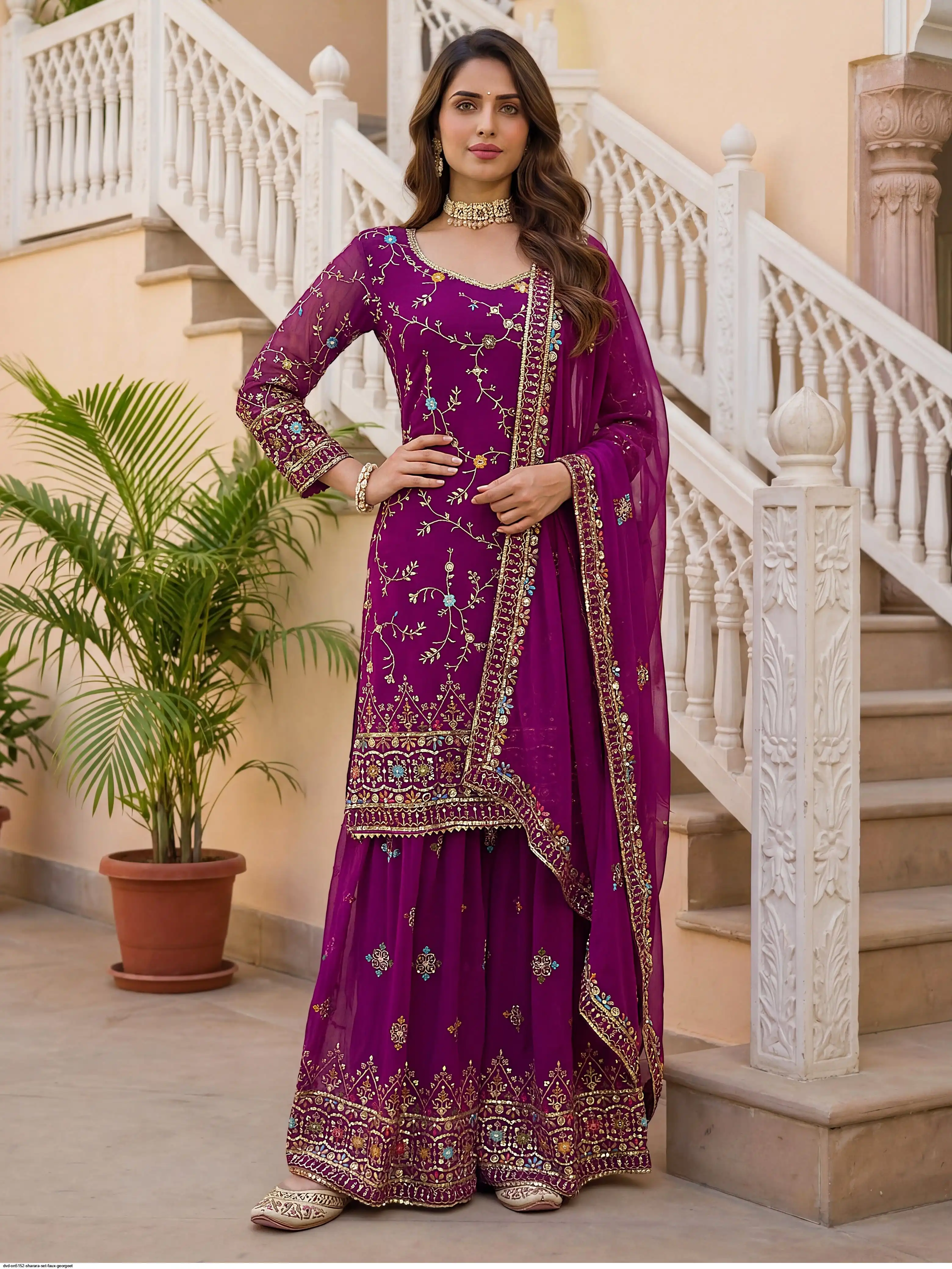 DVD ON5152 SHARARA SET FAUX GEORGEET 4
