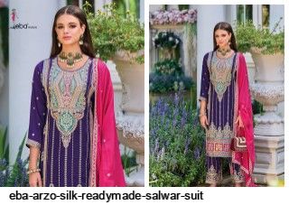 Eba ARZO silk readymade salwar suit