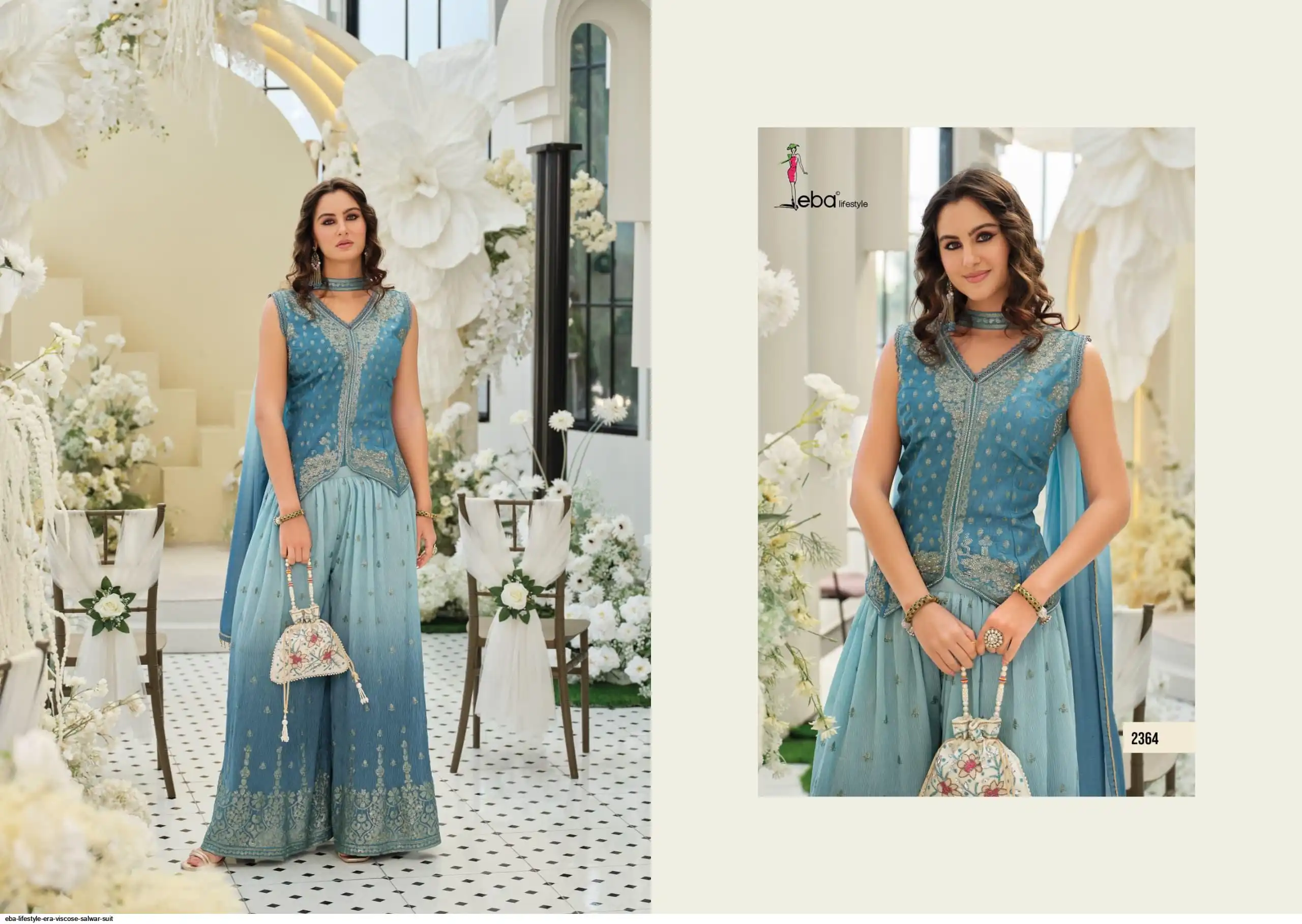 EBA LIFESTYLE ERA VISCOSE SALWAR SUIT 2364