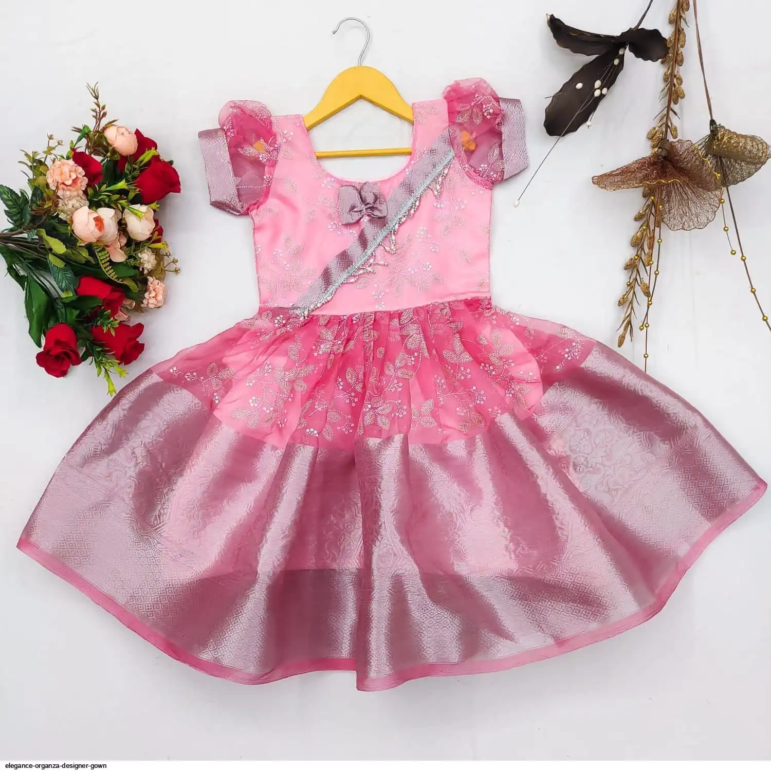 ELEGANCE ORGANZA DESIGNER GOWN D