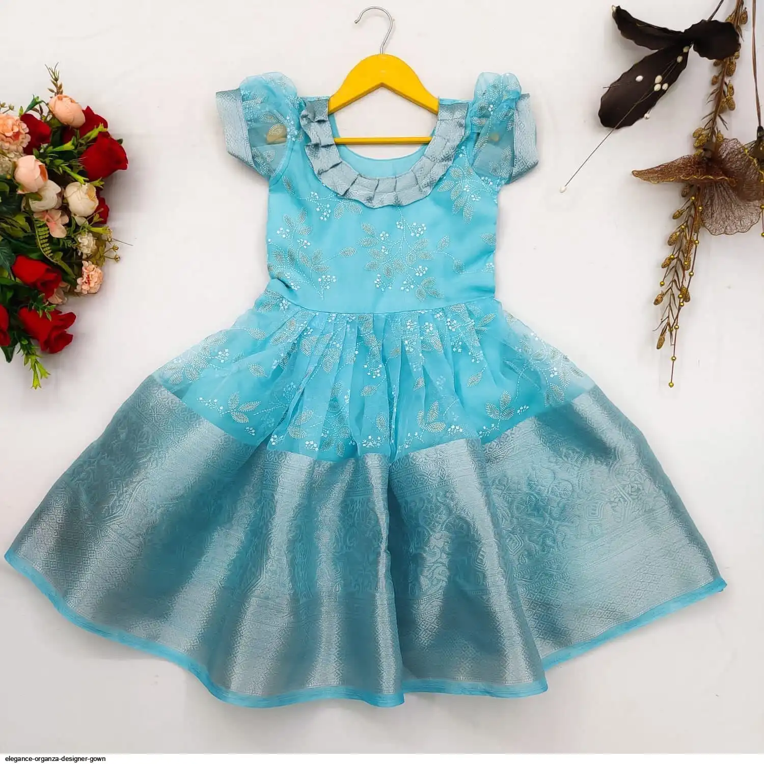 ELEGANCE ORGANZA DESIGNER GOWN E
