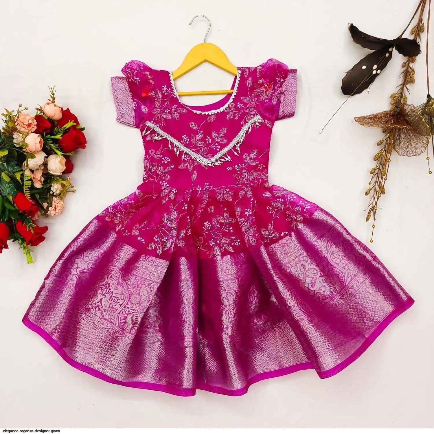 ELEGANCE ORGANZA DESIGNER GOWN C