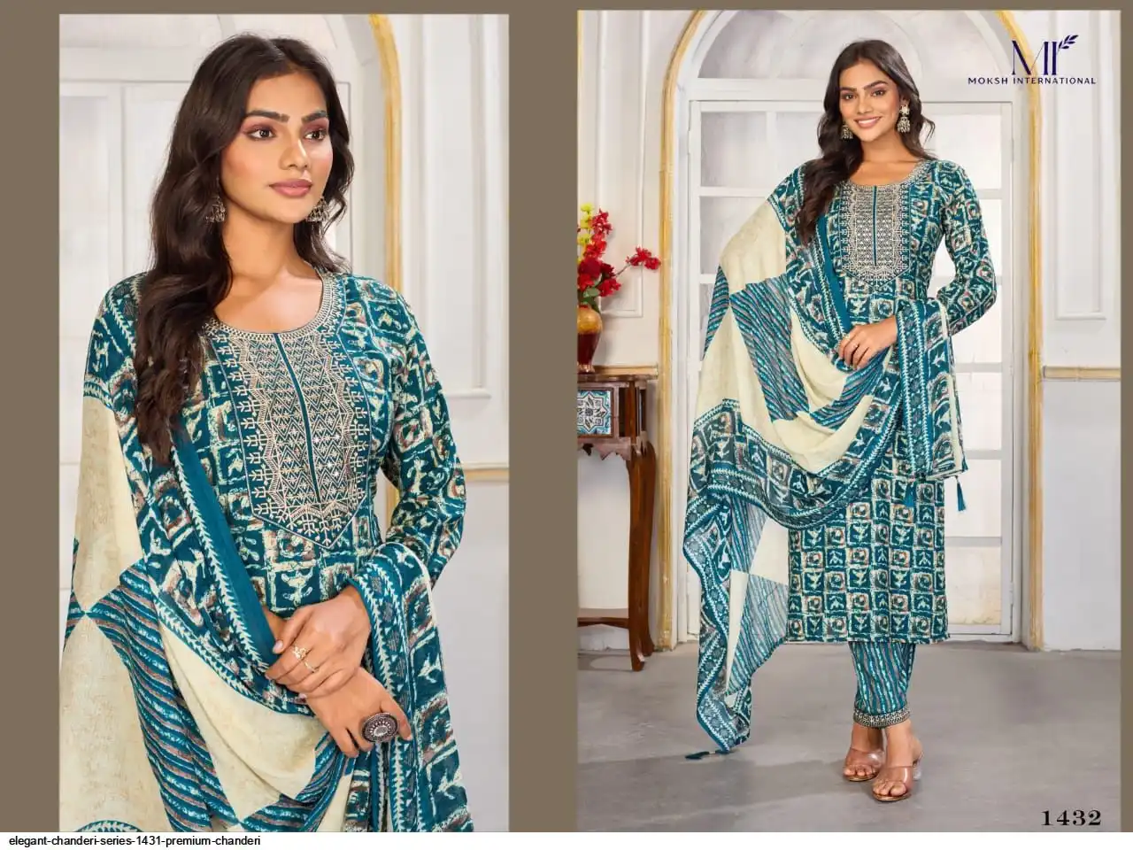 ELEGANT CHANDERI SERIES 1431 PREMIUM CHANDERI 2