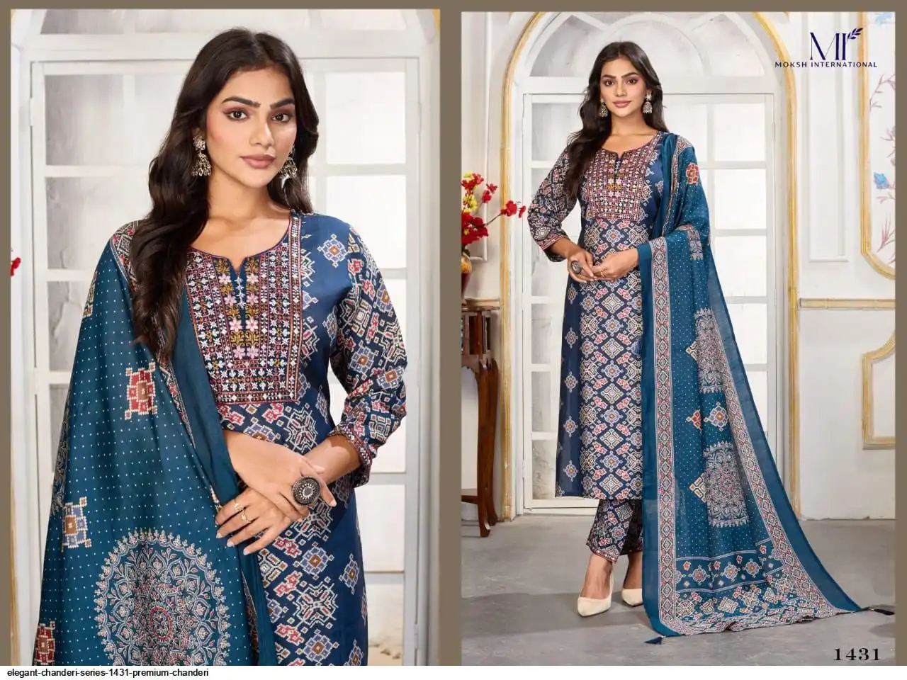 ELEGANT CHANDERI SERIES 1431 PREMIUM CHANDERI 3