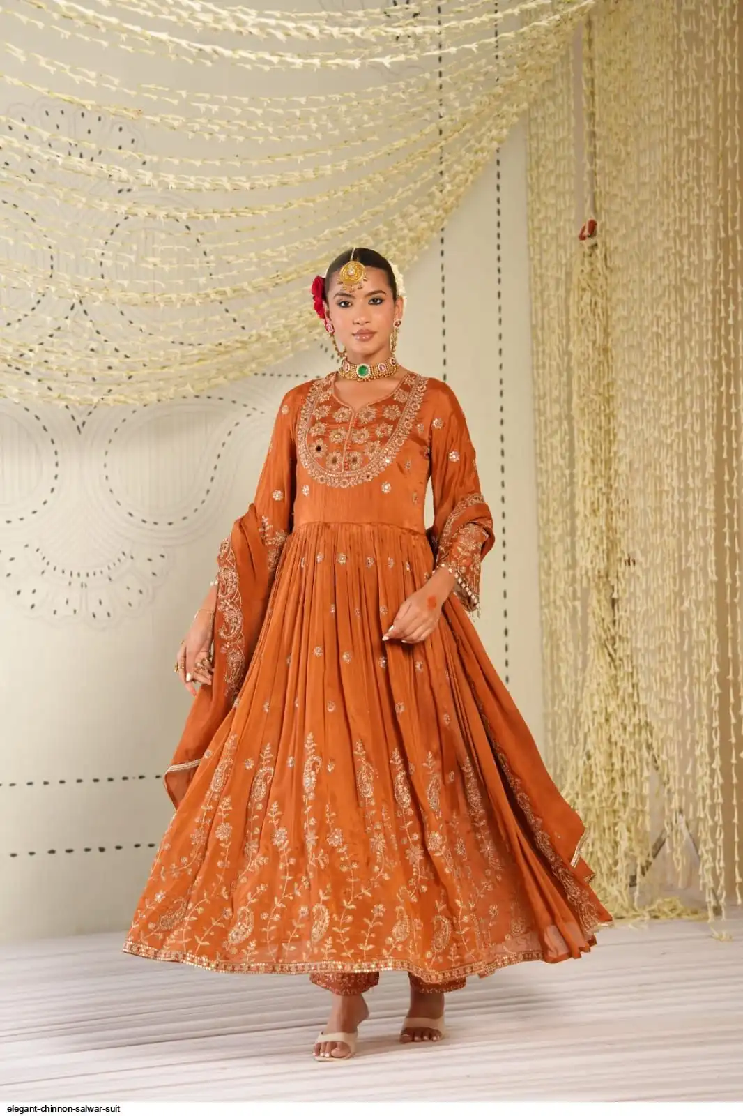 ELEGANT CHINNON SALWAR SUIT A