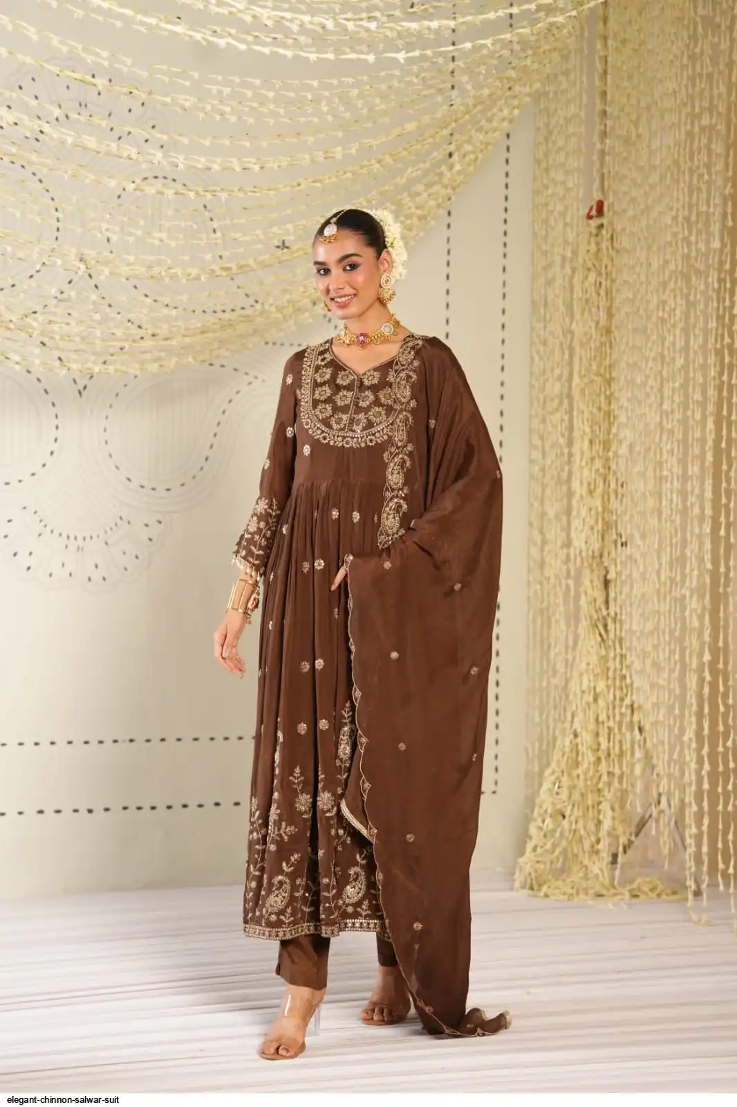 ELEGANT CHINNON SALWAR SUIT D