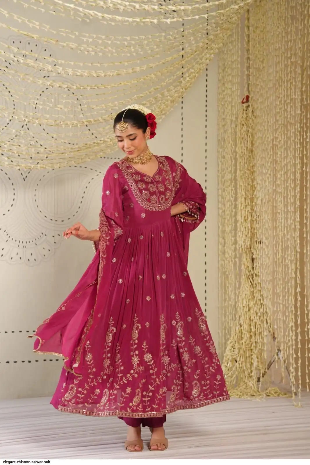 ELEGANT CHINNON SALWAR SUIT B