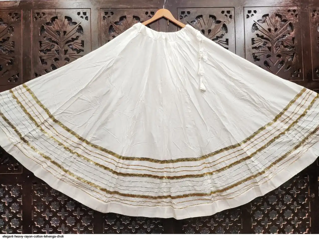 ELEGANT HEAVY RAYON COTTON LEHENGA CHOLI E