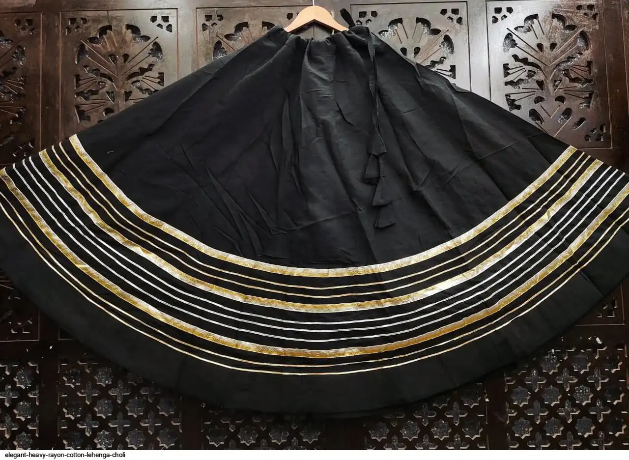 ELEGANT HEAVY RAYON COTTON LEHENGA CHOLI B