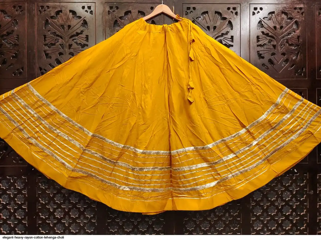 ELEGANT HEAVY RAYON COTTON LEHENGA CHOLI C